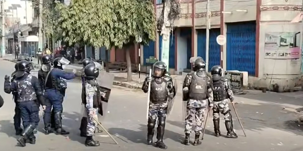 वीरगञ्जमा कर्फ्यु