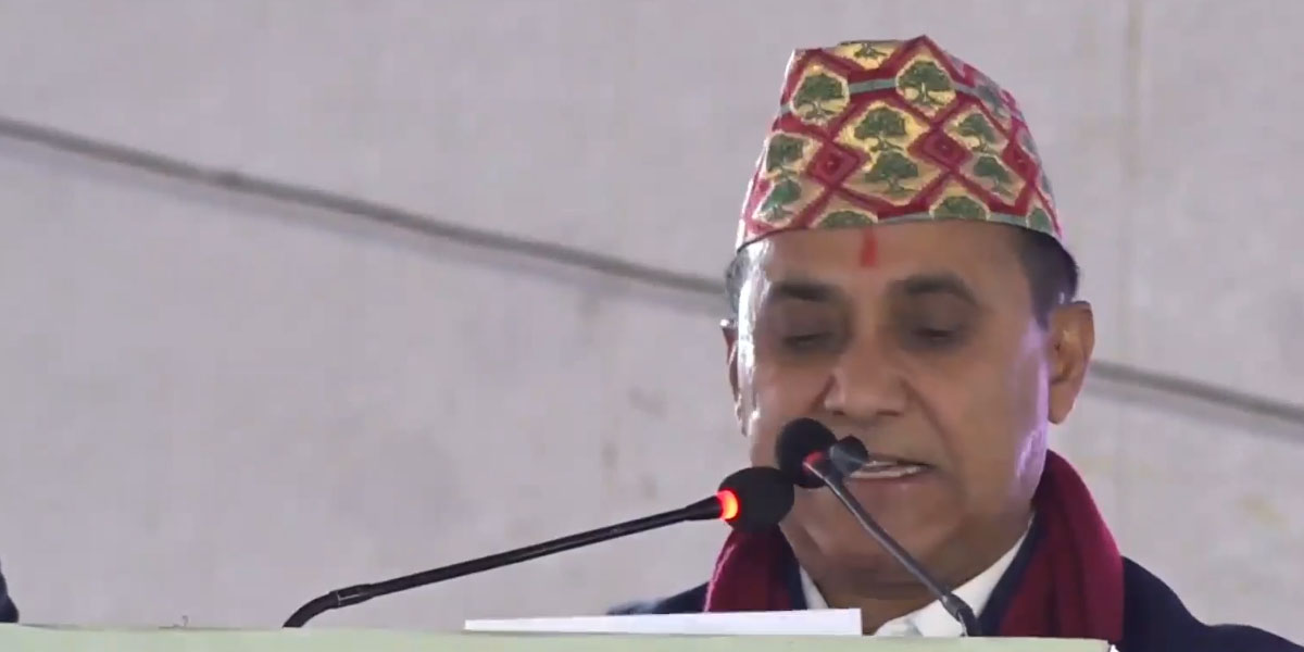 महामन्त्री शर्माले पेस गरे सांगठनिक प्रतिवेदन