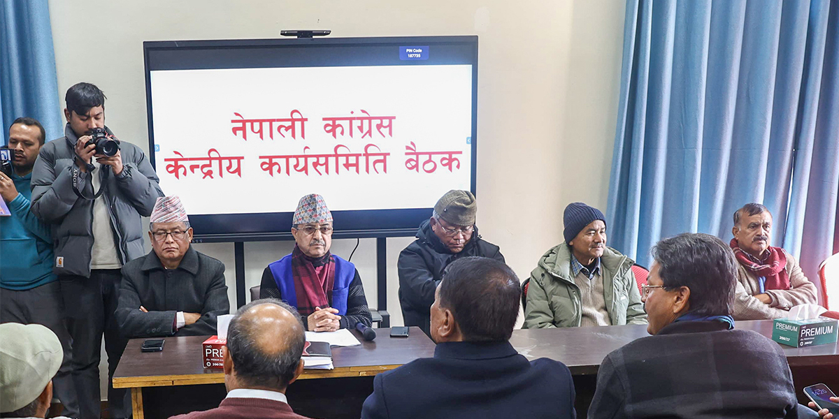 गगन-विश्वलाई कारबाहीसहित कांग्रेस केन्द्रीय कार्यसमिति बैठकले अरू के निर्णय गर्‍यो?