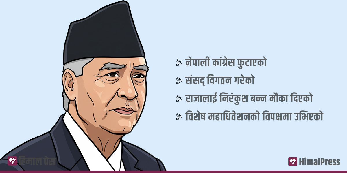 देउवामाथि थपिएको अर्को ‘दाग’