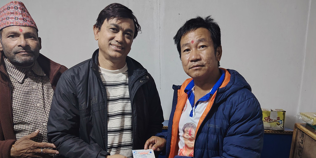 अडियो प्रकरणपछि रास्वपाबाट निकालिएका ढाकाकुमार हर्क साम्पाङको पार्टीमा