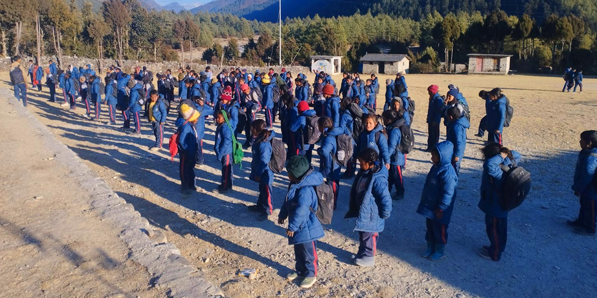 तुसारो र सिरेटोले ढोरपाटन कठ्याङ्ग्रियो, विद्यालय सञ्चालनमा समस्या