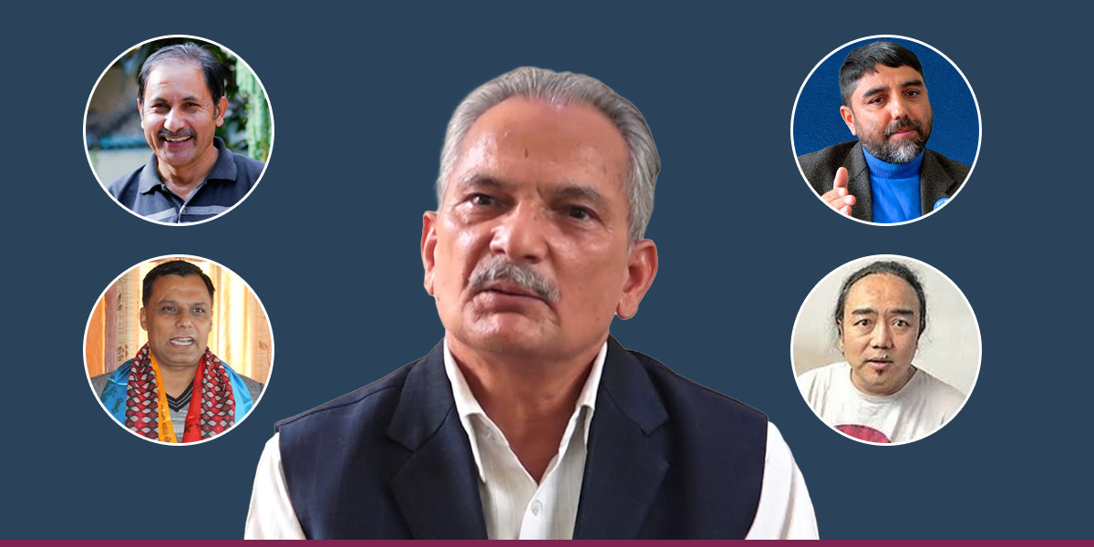 चार उम्मेदवारले अभिभावक बन्न आग्रह गरेपछि उम्मेदवारी फिर्ता लिन छलफलमा बाबुराम