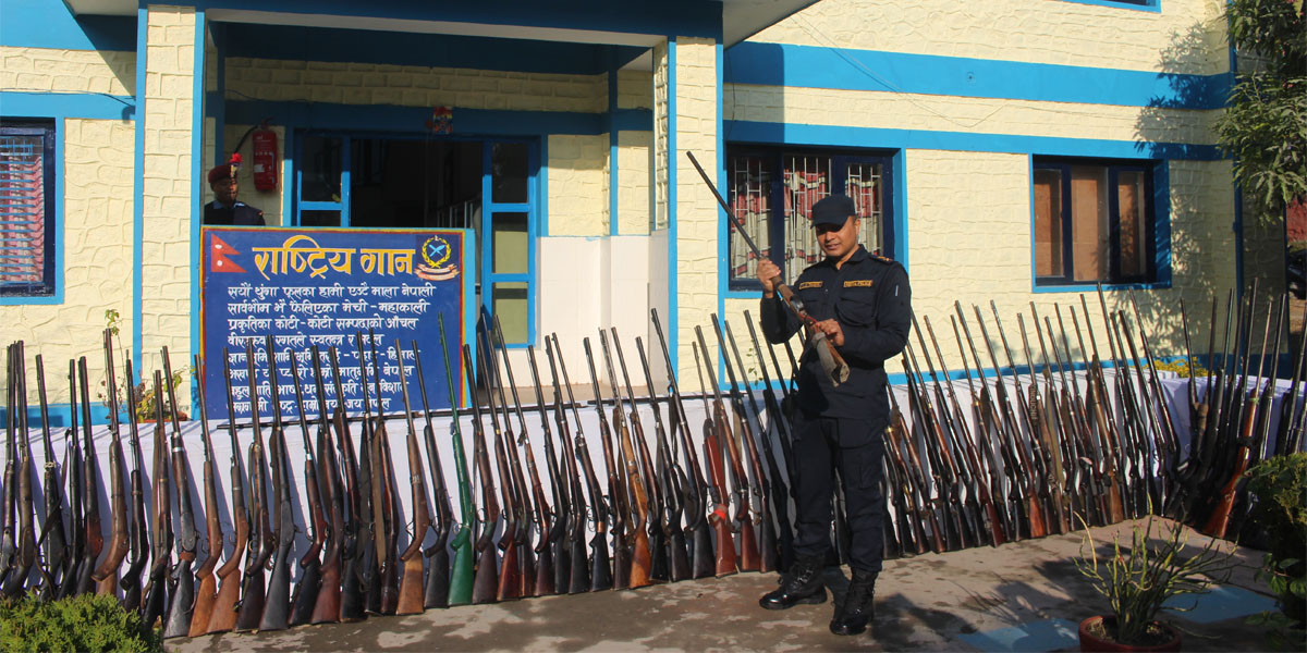 ‘अप्रेसन ब्राभो सेरा’ बाट म्याग्दीमा ठूलो परिमाणमा अवैध हतियार नियन्त्रण