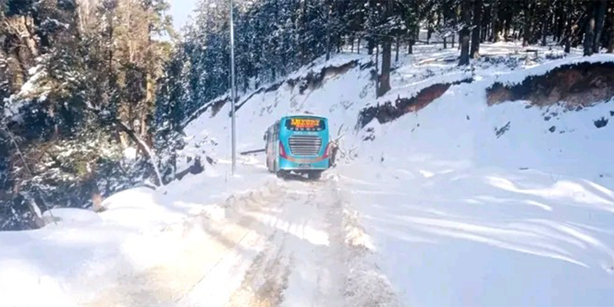हिमपातले अवरुद्ध नाग्म-गमगढी सडक सञ्चालन