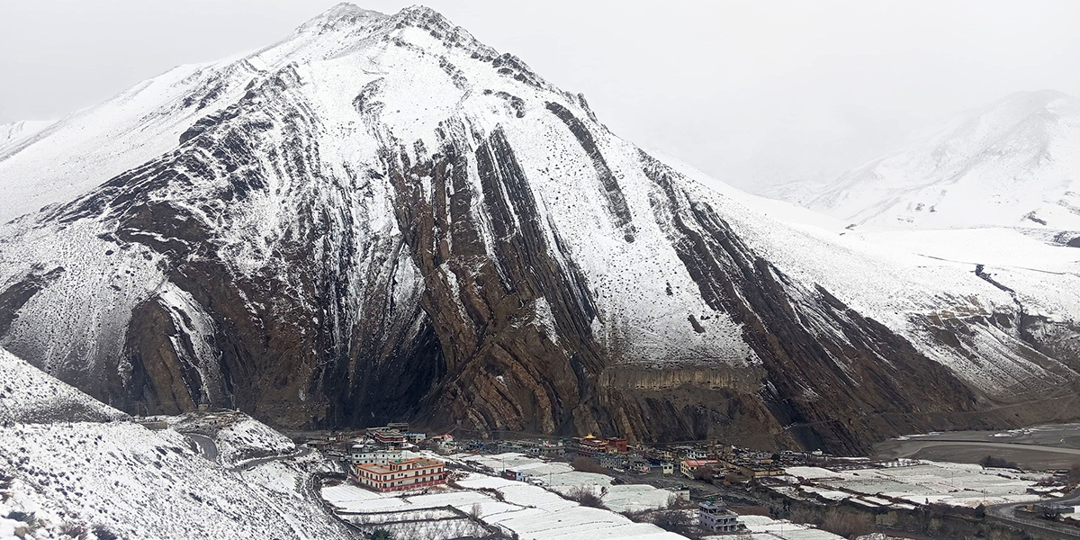 कागबेनीमा हिउँ