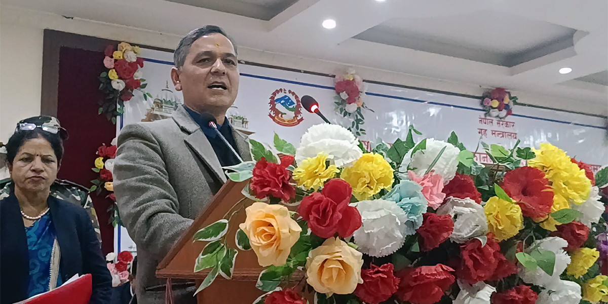 देश निर्वाचनमय भएकाले कुनै पनि आपराधिक गतिविधि हुन दिइन्न : गृहमन्त्री अर्याल