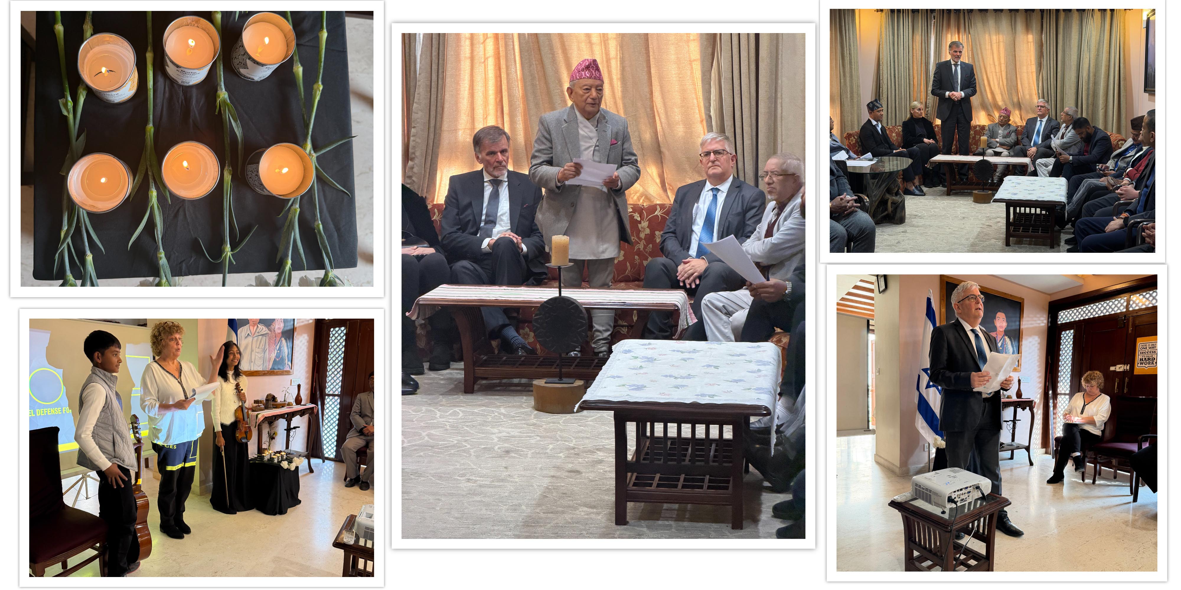 इजरायली दूतावासले मनायो होलोकस्ट स्मृति दिवस