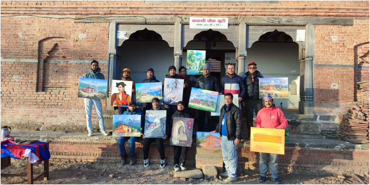 ककनी पौवा गुठीमा ‘राष्ट्रिय एकता कला कार्यशाला’