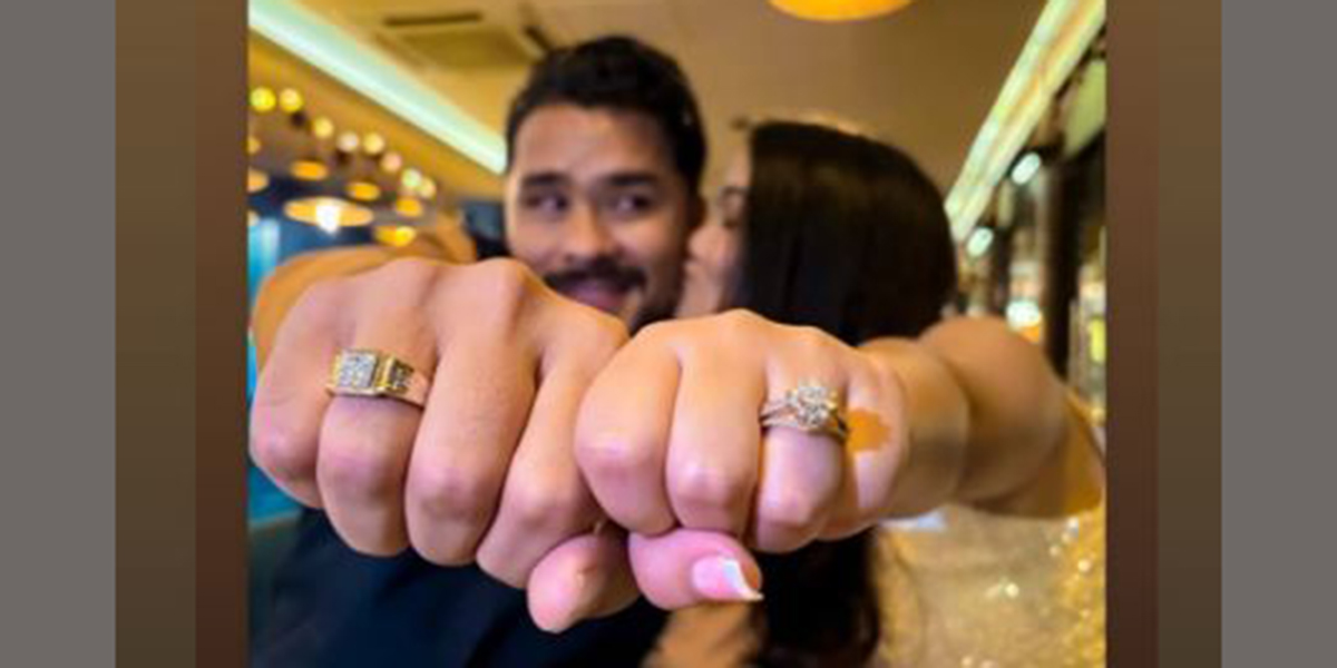 क्रिकेटर करण केसीले गरे पत्रकार वर्षा बस्नेतसँग ‘इन्गेजमेन्ट’