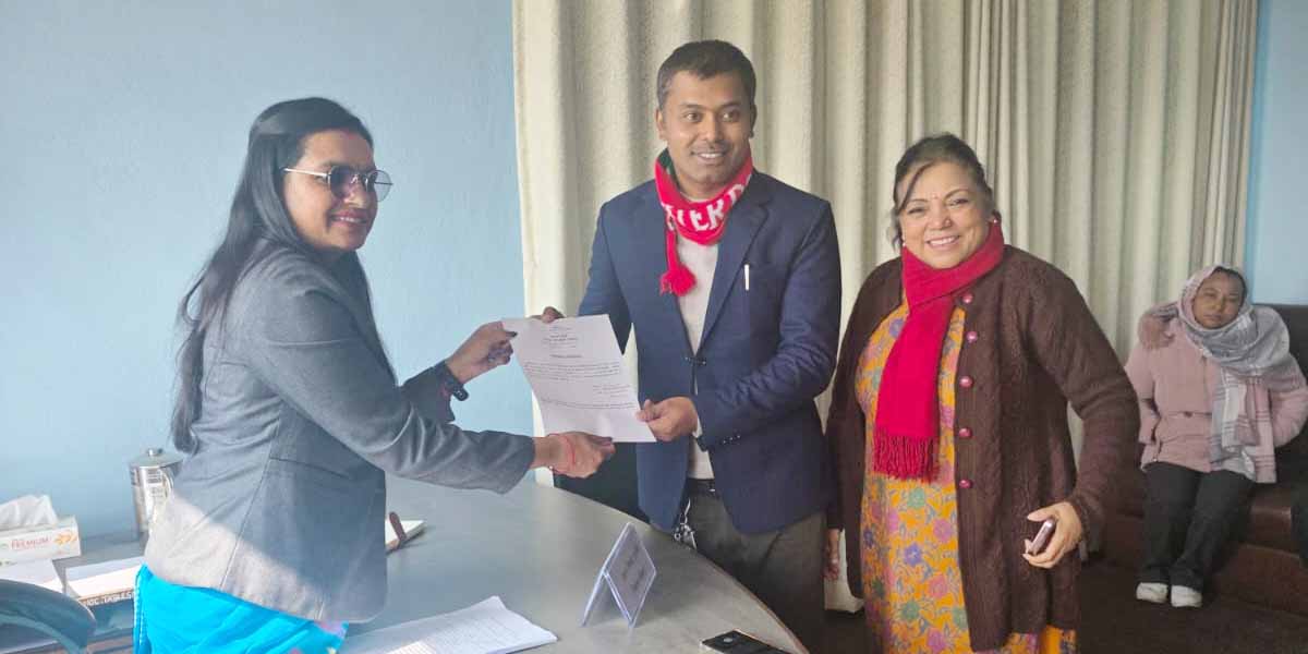 ललितपुर-२ मा प्रलोपाबाट कृष्ण महर्जनको उम्मेदवारी दर्ता