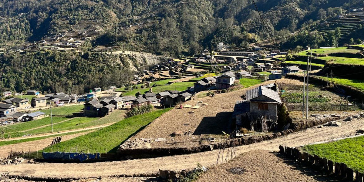 म्याग्दीको रुम-ताराखोला सडक स्तरोन्नति सुरु