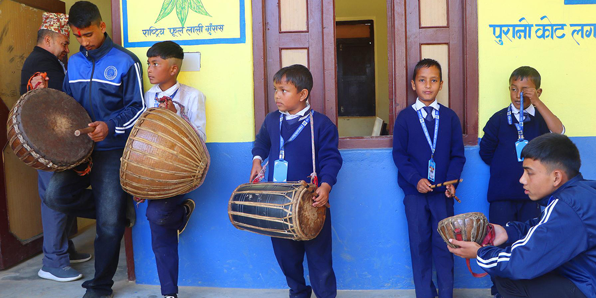विद्यालयस्तरबाटै थालियो पन्चैबाजा संरक्षण