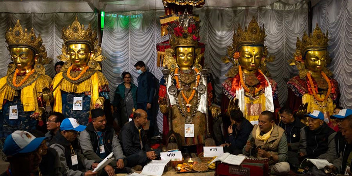 भक्तपुरमा ‘सम्यक दान पर्व’ मनाइँदै