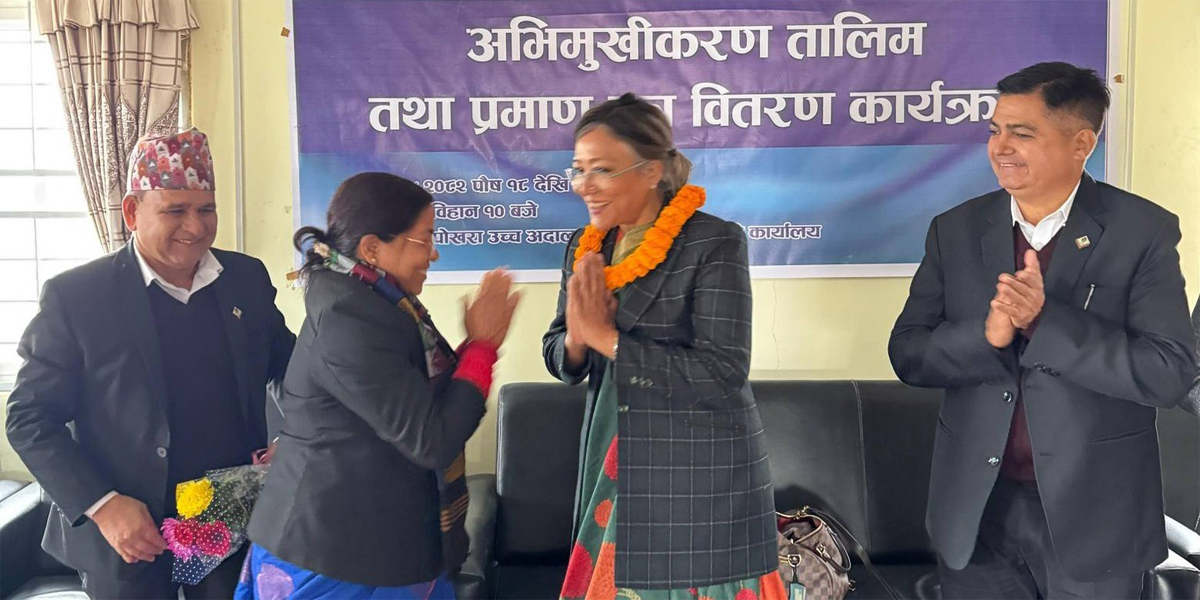 न्यायालयमा महिला सहभागिता बढ्दै जानु सकारात्मक : मल्ल