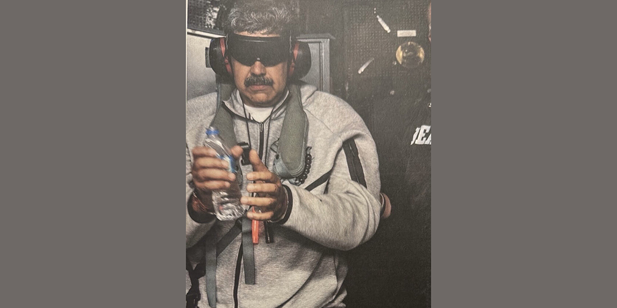 ट्रम्पले सार्वजनिक गरे गिरफ्तार गरिएका भेनेजुएलाका राष्ट्रपति मादुरोको तस्बिर