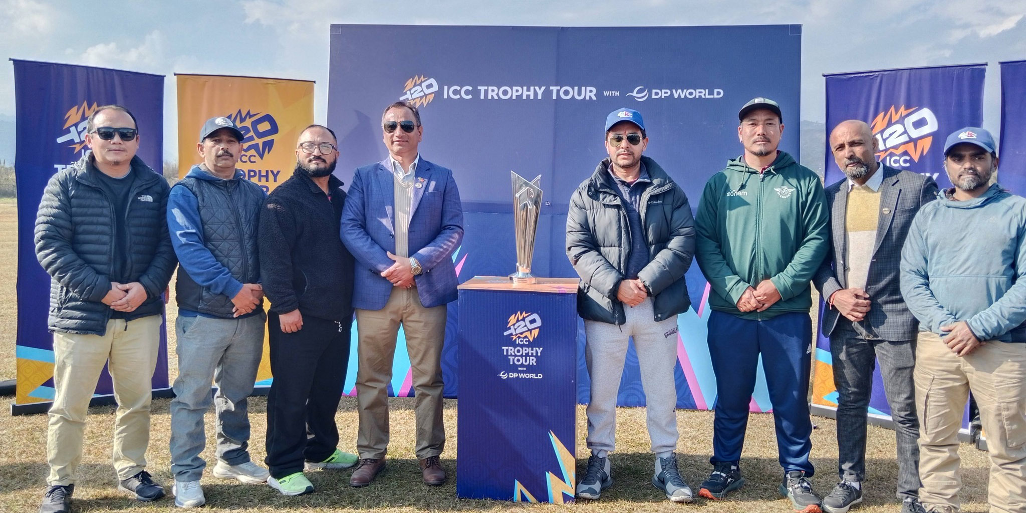 पोखरा ल्याइयो आईसीसी ट्वान्टी-२० वर्ल्डकप ट्रफी