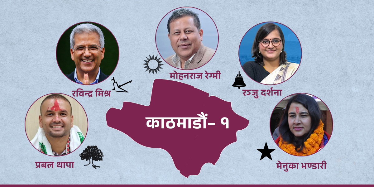 काठमाडौँ–१ : ‘हेभीवेट’ नेताको बिरासतमा नयाँ अनुहार