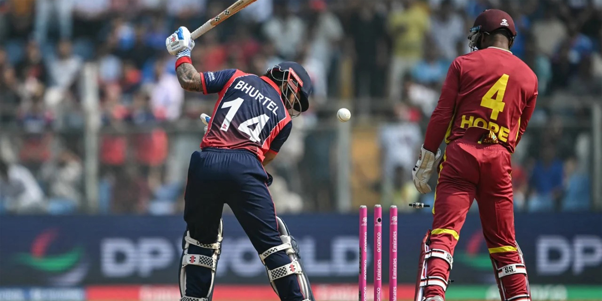 टी–२० विश्वकप : नेपाल ९ विकेटले पराजित, वेस्टइन्डिज सुपर–८ मा