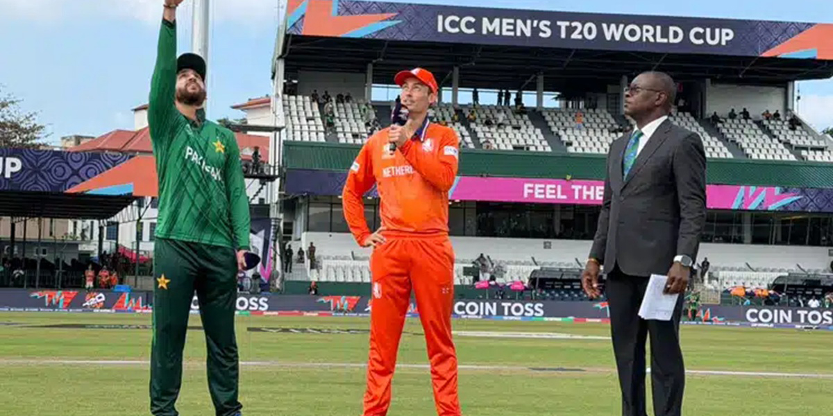 टी २० विश्वकप २०२६ : उद्घाटन खेलमा पाकिस्तानसामु नेदरल्यान्ड्सको मध्यम लक्ष्य प्रस्तुत