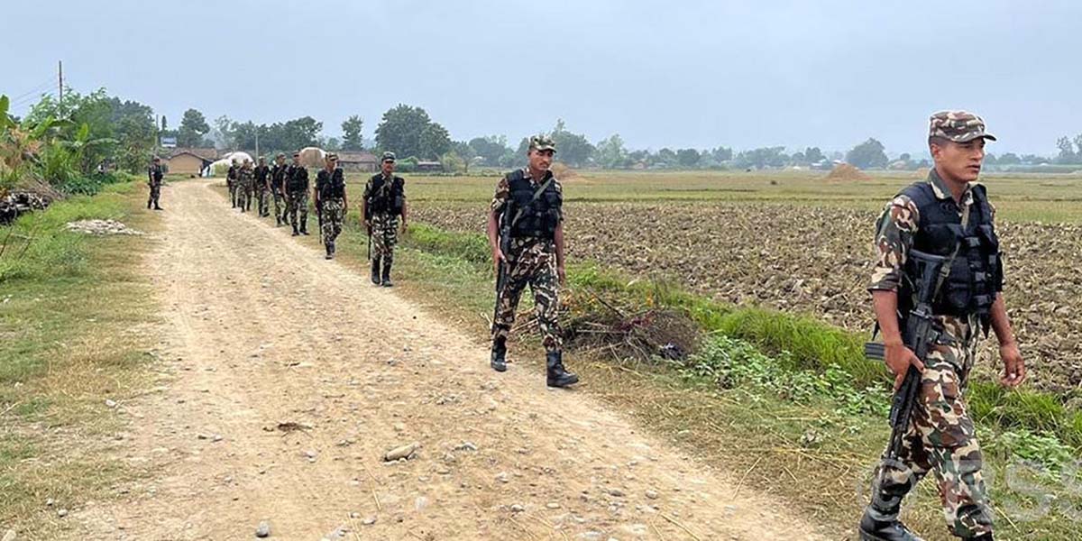 सेनाको गस्ती