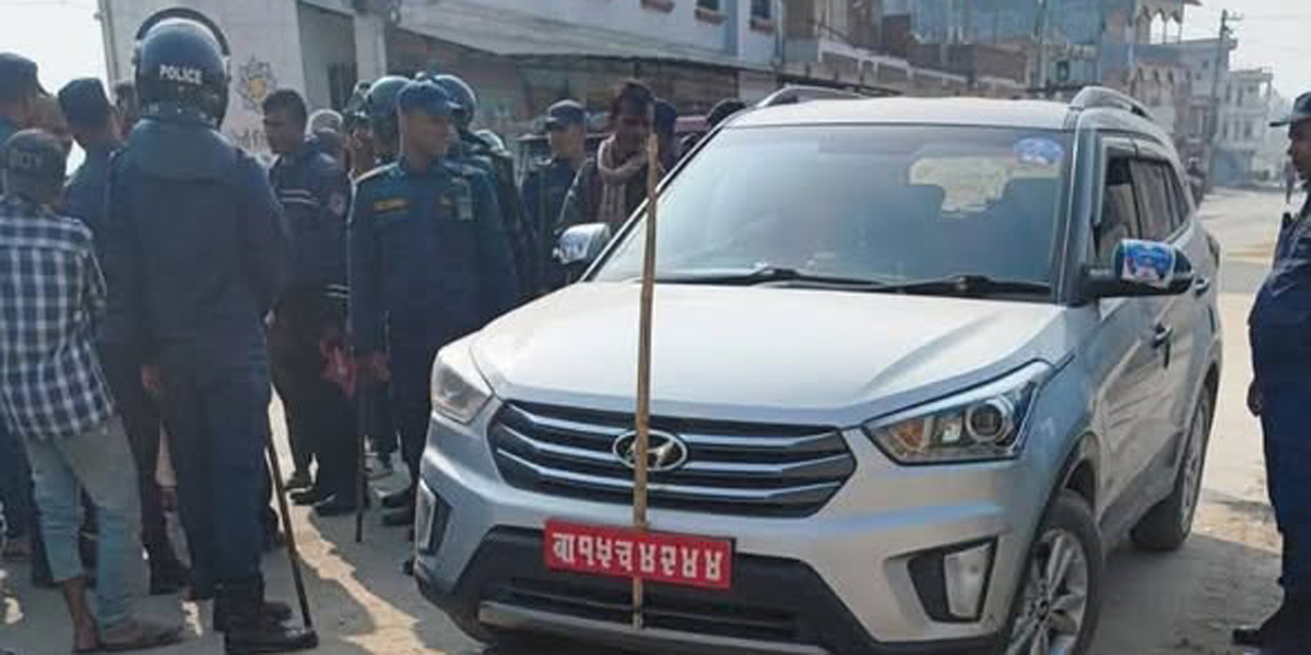 रास्वपा उम्मेदवारको गाडीको ठक्करबाट बालिकाको मृत्यु