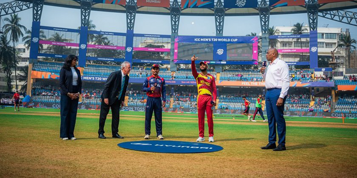 टी २० विश्वकप : वेस्ट इन्डिजविरुद्ध नेपालले टस हार्‍यो, ब्याटिङ गर्ने