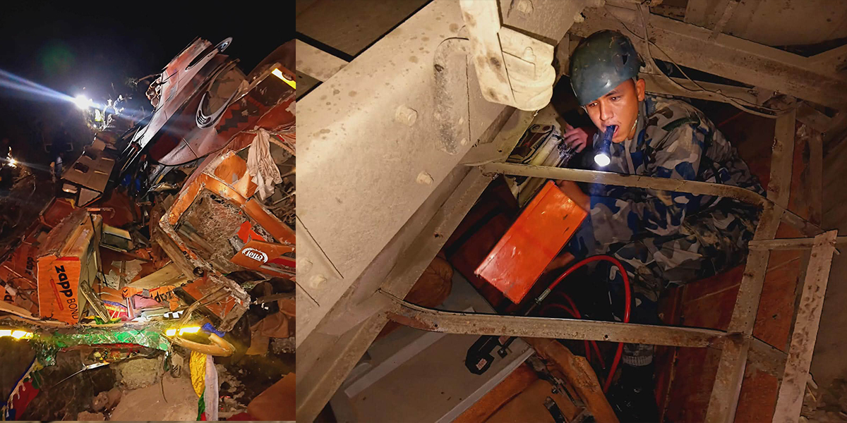 त्रिशूली बस दुर्घटना : घाइते २८ को सनाखत, मृतकको अझै खुलेन पहिचान [विवरणसहित]