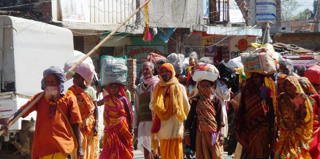 माध्यमिकी परिक्रमाको सातौँ दिन : यात्री ध्रुवकुण्ड पुग्दै