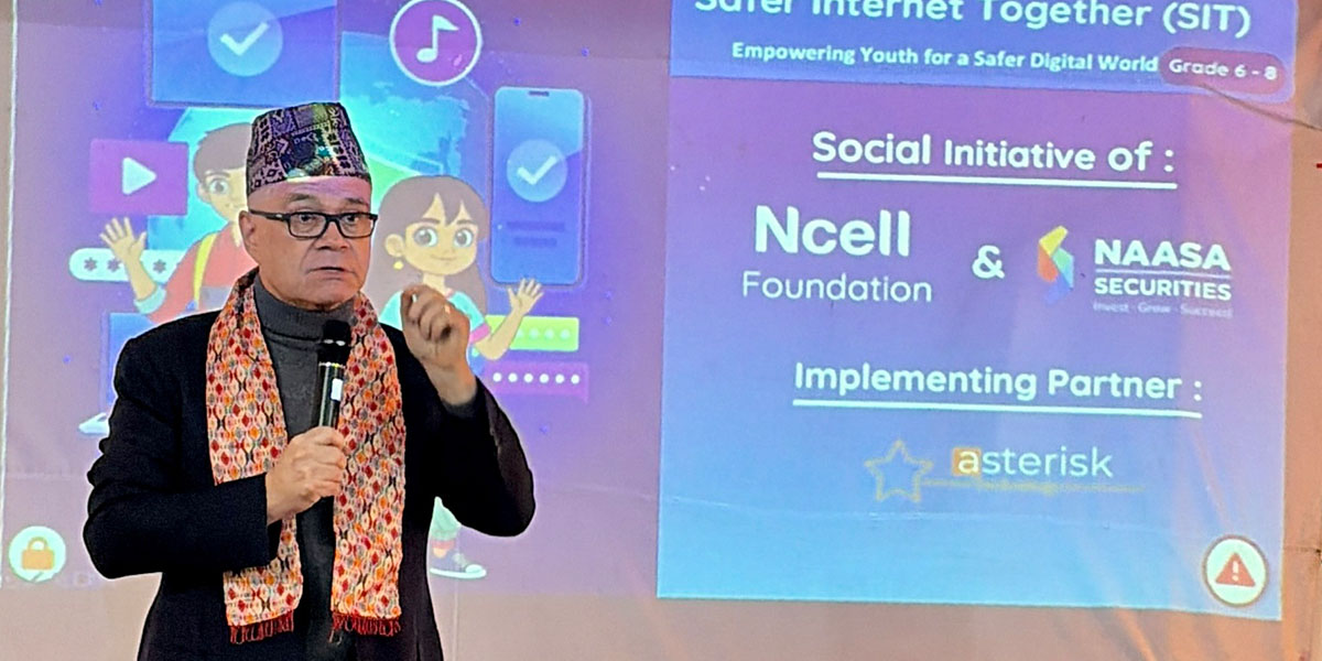 सुरक्षित इन्टरनेट दिवस : एनसेल फाउन्डेसनद्वारा ‘सेफर इन्टरनेट टुगेदर’ कार्यक्रम सुरु