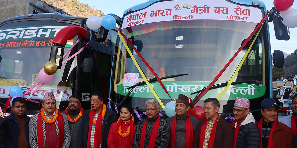 बेनी-दिल्ली बस सेवा सुरु