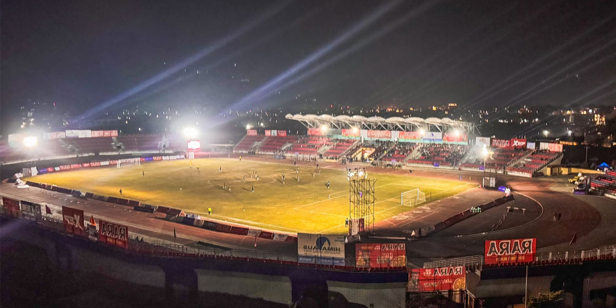 फ्लडलाइट प्रयास असफल भएपछि आहा रारा गोल्डकप दिनमै सञ्चालन