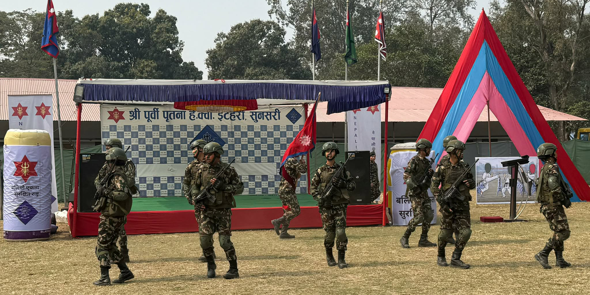 पूर्वी पृतनामा सेनाको तस्बिर प्रदर्शनी