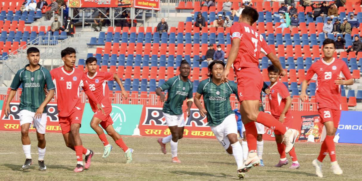 पुलिसलाई हराउँदै आयोजक सहारा सेमिफाइनलमा प्रवेश