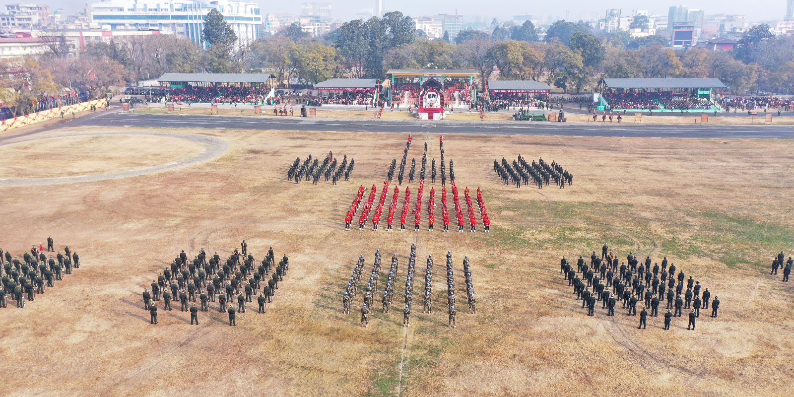 टुँडिखेलमा महाशिवरात्रि तथा सेना दिवसको पूर्वाभ्यास