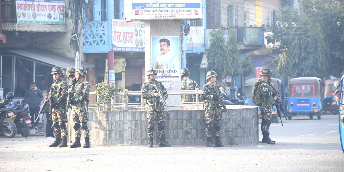 चोकचोकमा सेना