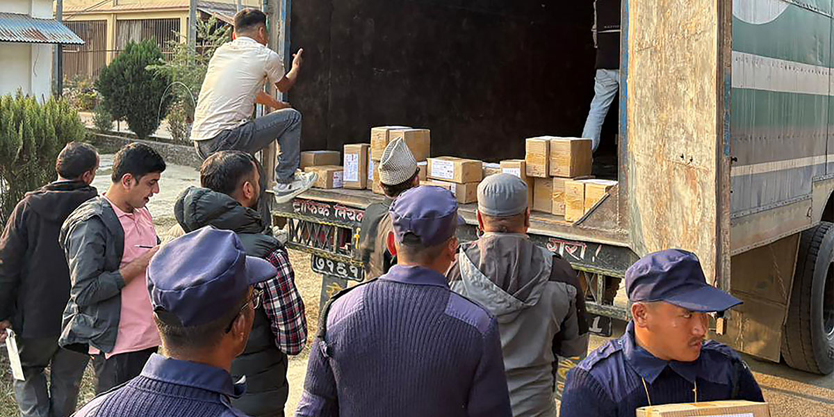 दुलेगौंडामा मतपत्र