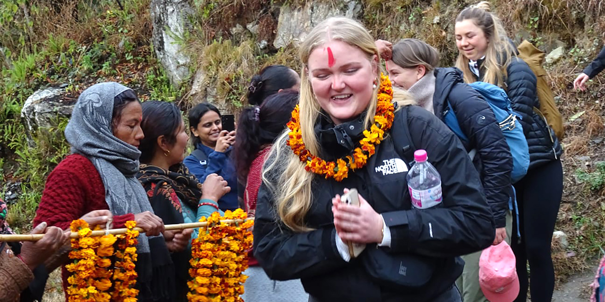 म्याग्दीमा पर्यटकलाई स्वागत