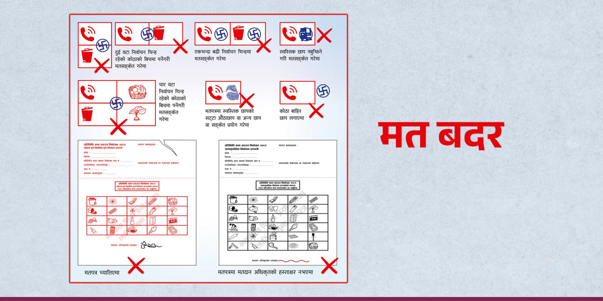 महोत्तरीमा करिब २० हजार मत बदर