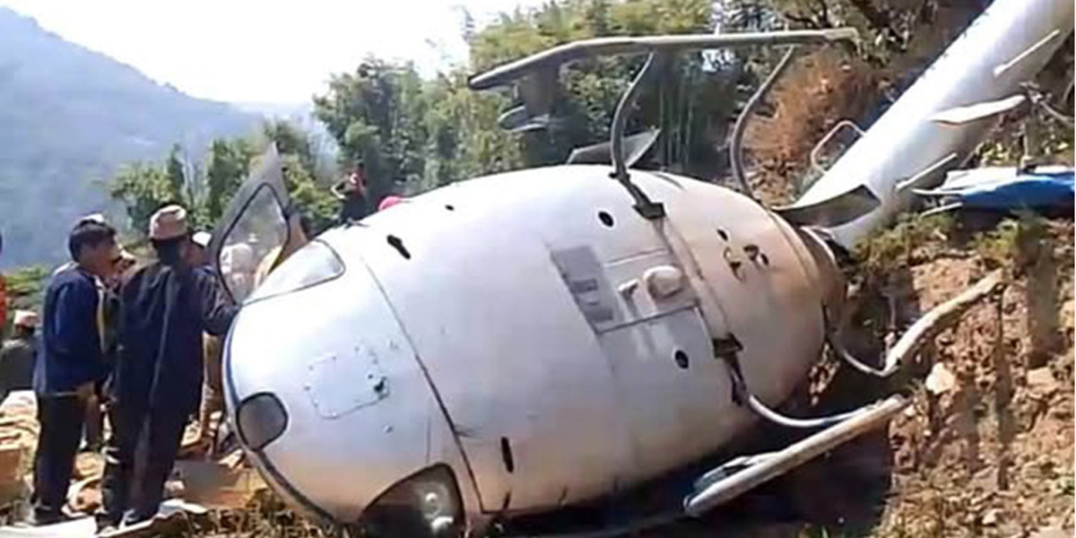 बालाबेँसी हेलिकप्टर दुर्घटनाका सवार भन्छन्, ‘दुर्घटना लगत्तै चालकले इन्जिन अफ गर्नुभयो’