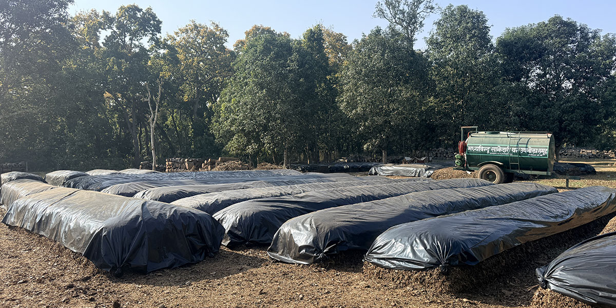 नवलपुरमा साझेदारी वनले सुरु गर्‍यो जैविक मल उत्पादन