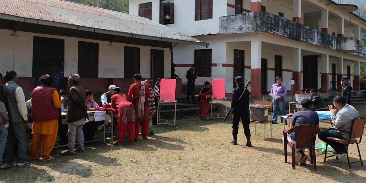 मुगुमा दिउँसो १ बजेसम्म ४२.९० प्रतिशत मतदान