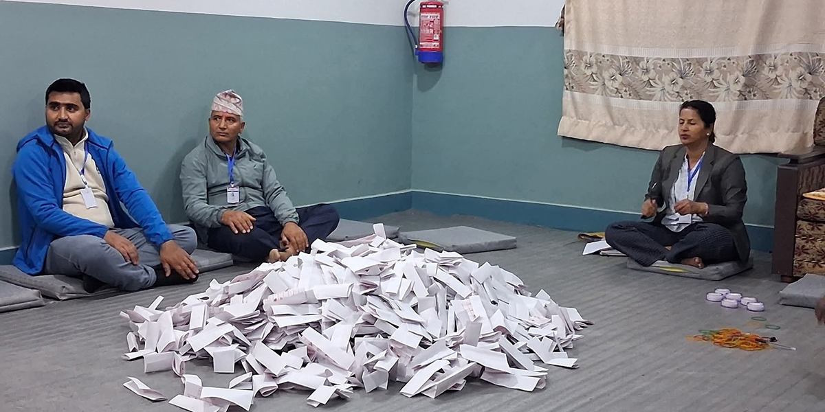 कास्कीमा मतगणना सुरु