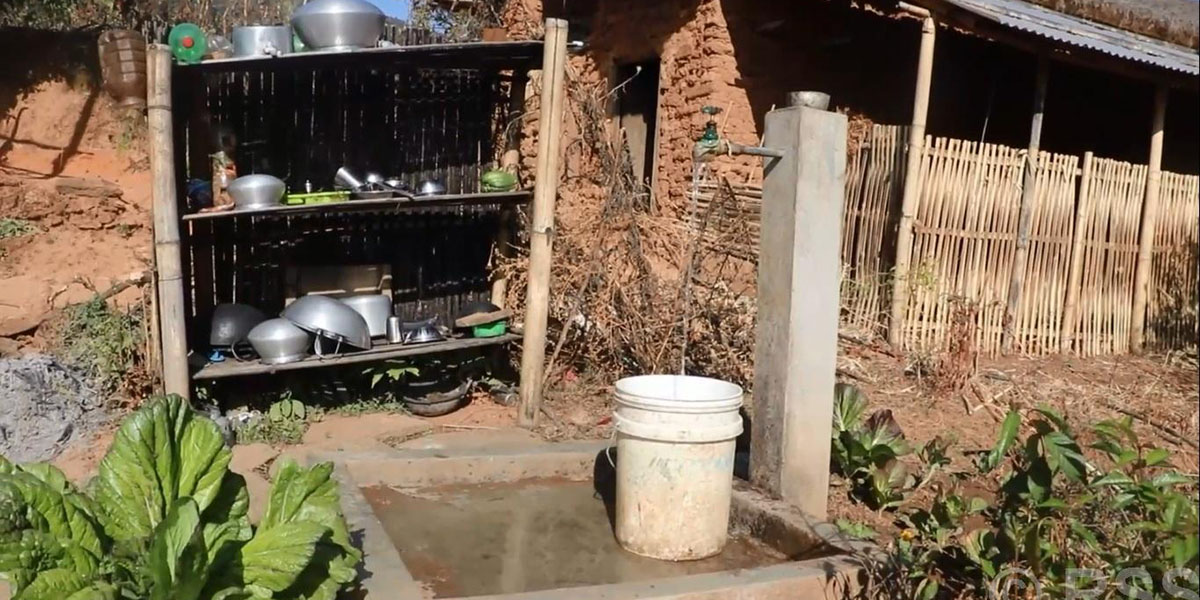 भोजपुर : प्रत्येक घरमा धारा जडान भएपछि राहत महसुस