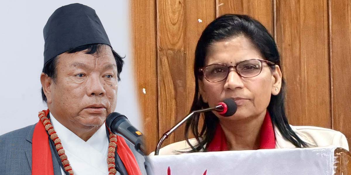 महावीर पुन र एमाले सचिव अर्यालबीच सवालजबाफ