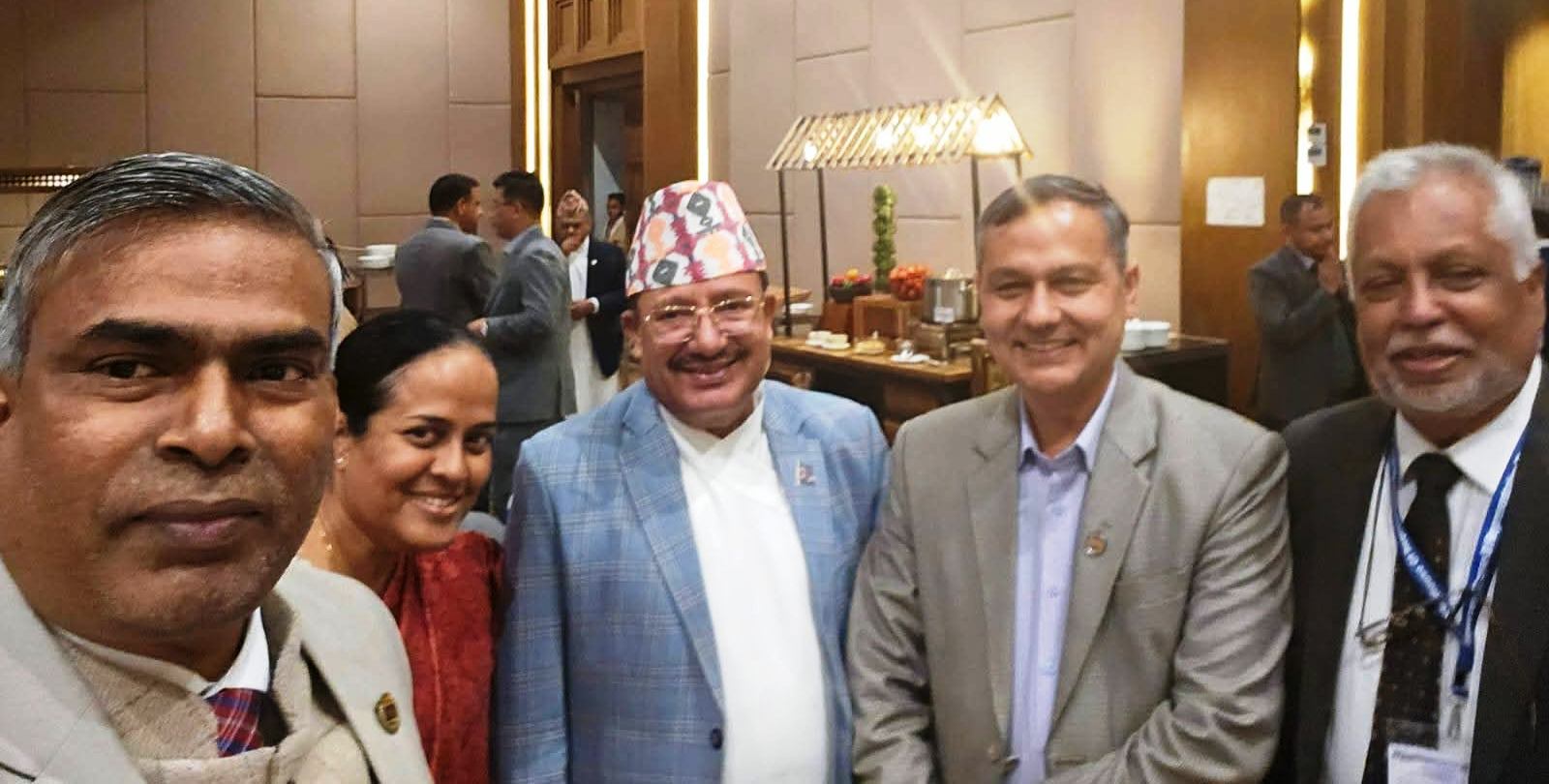 पर्यवेक्षकहरूको सम्मानमा निर्वाचन आयोगको स्वागत समारोह