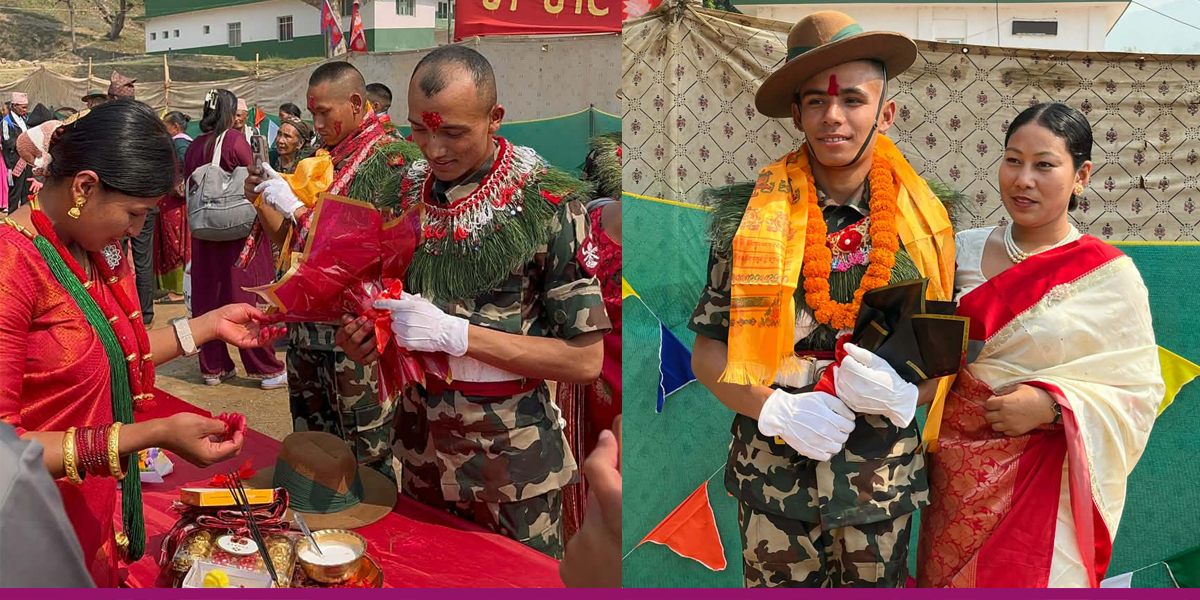 सुर्खेतबाट १०८ जना सैनिक दीक्षित