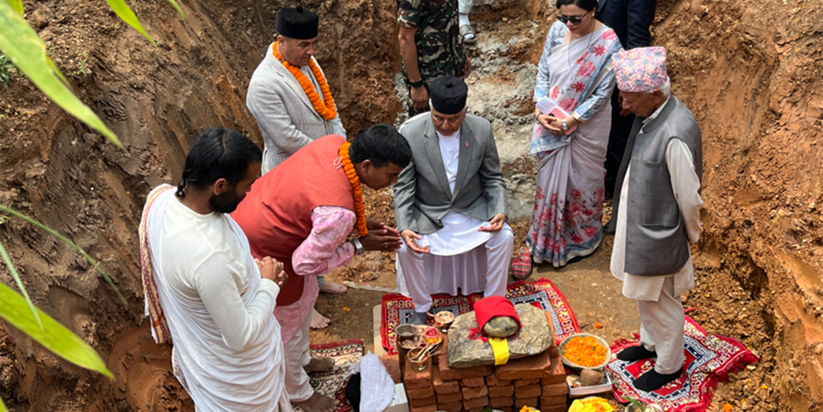 राष्ट्रपति पौडेलको परिकल्पनामा भानु साहित्य उद्यान बनाइँदै