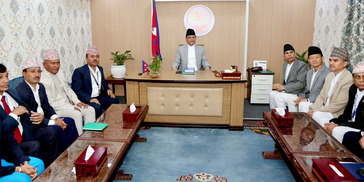 सभामुख अर्यालले सम्हाले कार्यभार