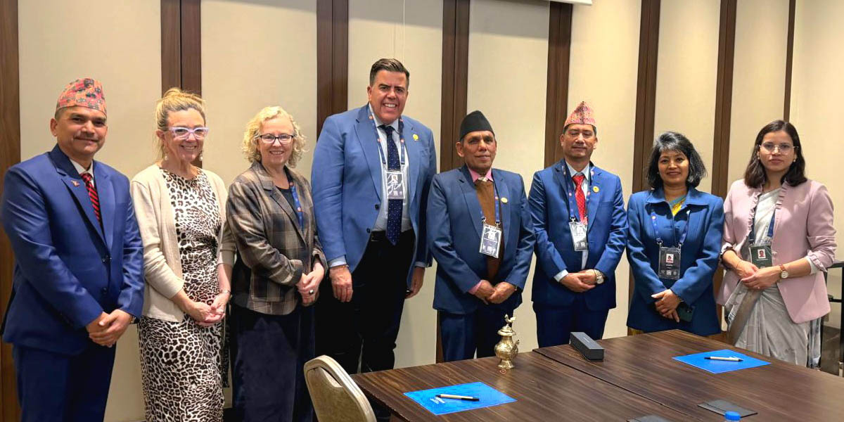 राष्ट्रियसभा अध्यक्ष र अष्ट्रेलियाका सभामुखबीच भेट